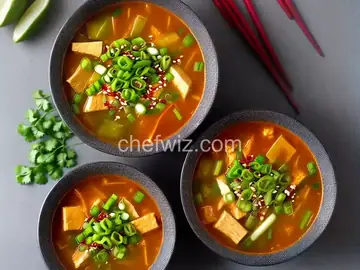 Spicy Kimchi Miso Soup