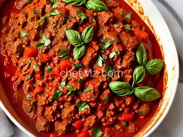 Spicy Lamb Bolognese