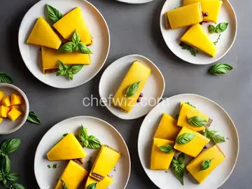 Spicy Mango-Basil Paletas