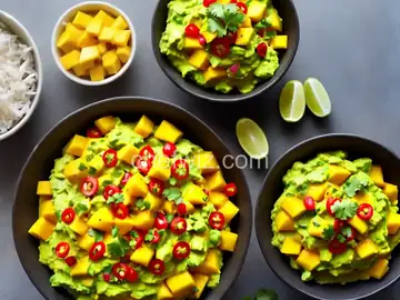 Spicy Mango Guacamole