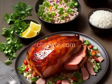 Spicy Maple-Glazed Ham