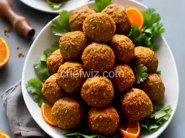 Spicy Orange Bison Balls