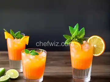 Spicy Orange-Mint Mocktail