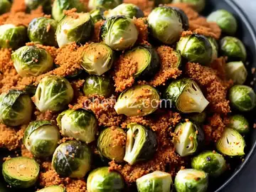 Spicy Parmesan Brussels Sprouts