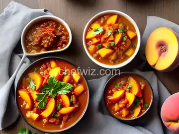 Spicy Peach Chutney