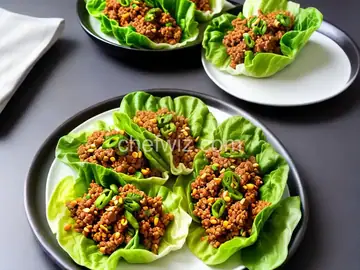 Spicy Pork Lettuce Wraps