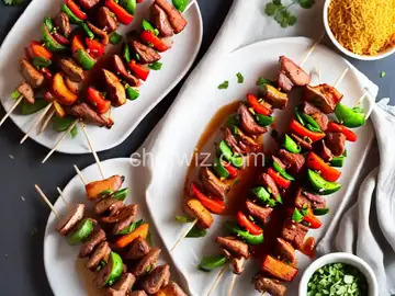 Spicy Pork Skewers