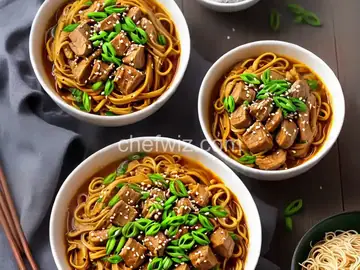 Spicy Pumpkin Pork Noodles