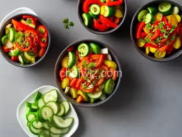 Spicy Quick-Pickled Veggies