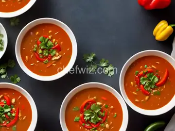 Spicy Red Bell Pepper Soup