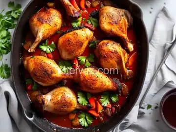 Spicy Roasted Chicken Legs