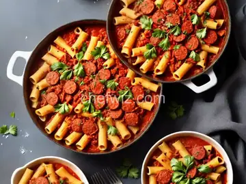 Spicy Sausage Rigatoni