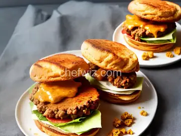 Spicy Sausage and Biscuit Sandwich