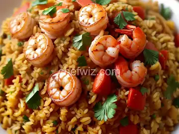 Spicy Shrimp Pilaf