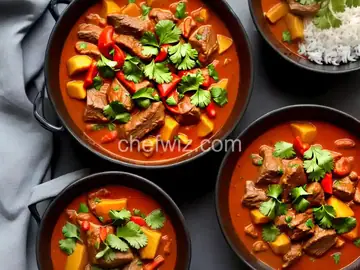 Spicy Slow Cooker Beef Curry