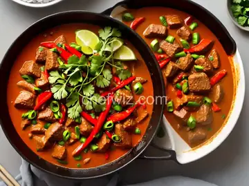 Spicy Thai Red Beef Curry