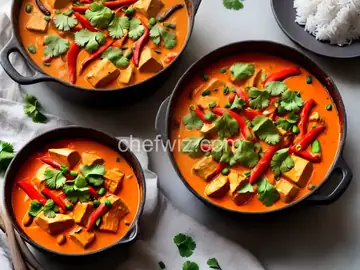 Spicy Thai Red Curry Chicken Casserole