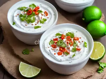 Spicy Yogurt and Lime Dressing