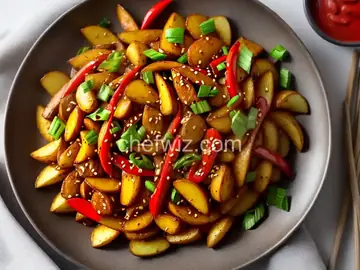 Spicy and Sour Stir-Fried Potatoes