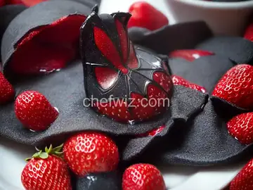 Spiderman-Inspired Strawberries