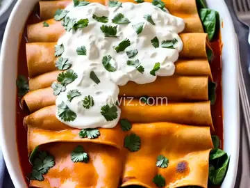 Spinach Artichoke Enchiladas