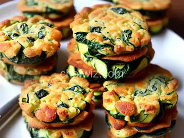 Spinach Artichoke Zucchini Bites