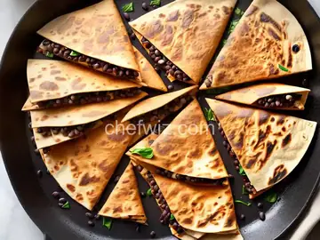 Spinach, Black Bean, and Chipotle Quesadillas Recipe