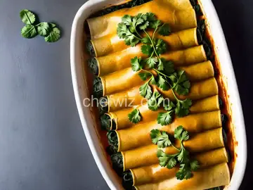 Spinach Enchiladas Verde