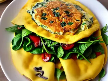 Spinach Mushroom Omelet