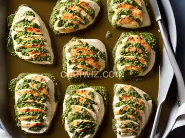 Spinach Pesto Chicken Breasts