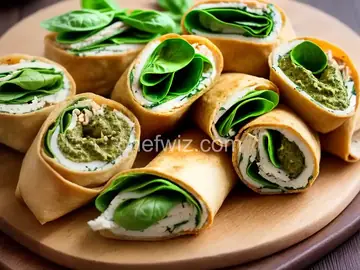 Spinach Pesto Chicken Rolls