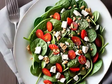 Spinach Salad with Poppy Seed Dressing