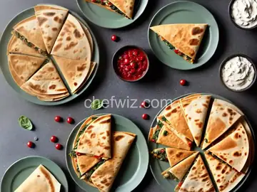Spinach Whole Wheat Quesadillas
