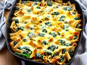 Spinach and Artichoke Pasta Bake