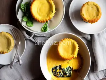 Spinach and Cheddar Souffle