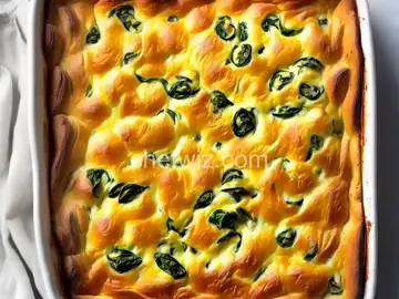 Spinach and Cheese Strata