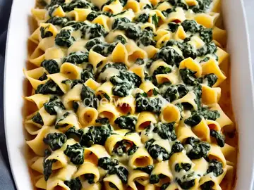 Spinach and Cheese Stuffed Pasta Shells