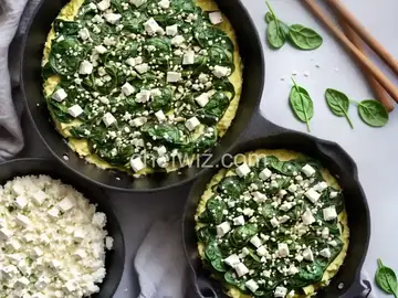 Spinach and Feta Cooked Like Saag Paneer