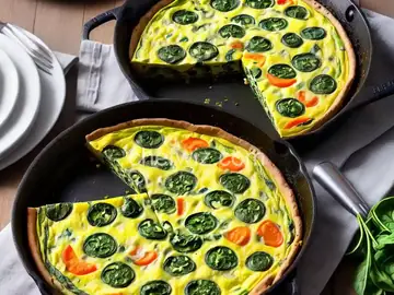 Spinach and Mushroom Frittata
