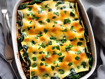 Spinach and Mushroom Lasagna