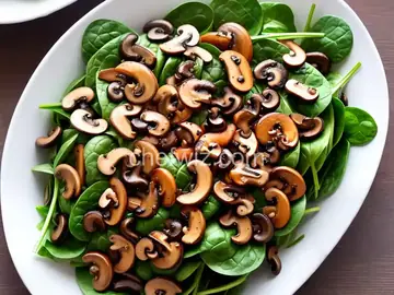 Spinach and Mushroom Salad