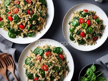 Spinach and Orzo Salad