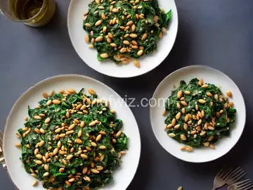 Spinach and Pine Nuts