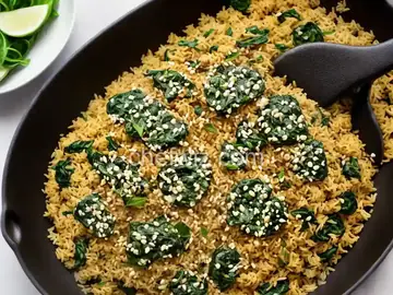 Spinach and Rice (Spanakorizo)