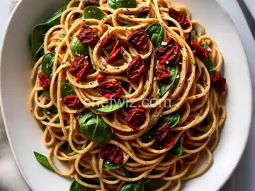 Spinach and Sun-Dried Tomato Pasta