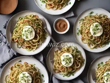 Spiralized Apple 'Spaghetti' with Cinnamon Dressing