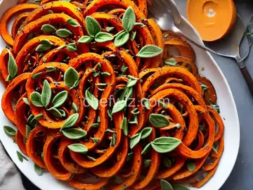 Spiralized Brown Butter Sage Sweet Potato