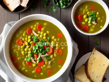 Split Pea Smoked Turkey Soup