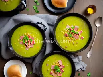 Split Pea Soup with Ham Hocks