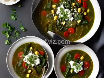 Spring Greens Borscht